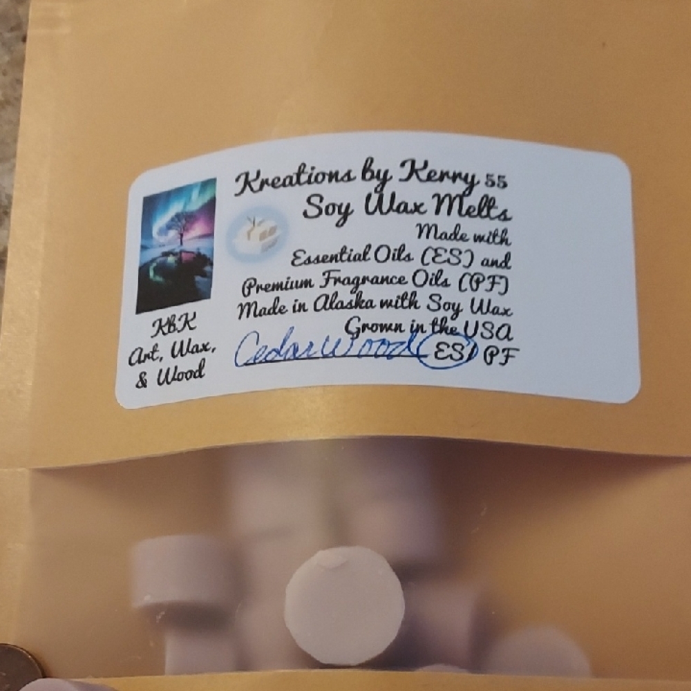 Cedar Wood Essential Oil Soy Wax Melts